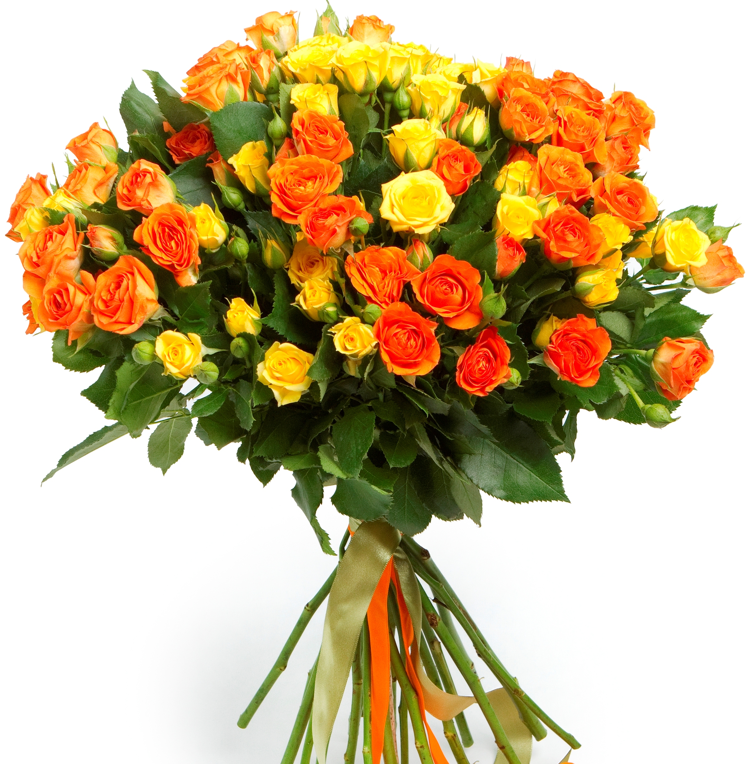 Букет из 21 кустовой розы